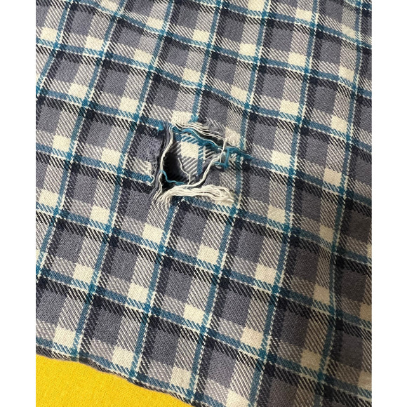 Hawx Work Gear Short Sleeve Checked Button Down, Size XLT - Picture 6 of 6